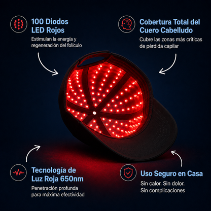 NUVIA LED PRO |  recuperación capilar terapia luz roja